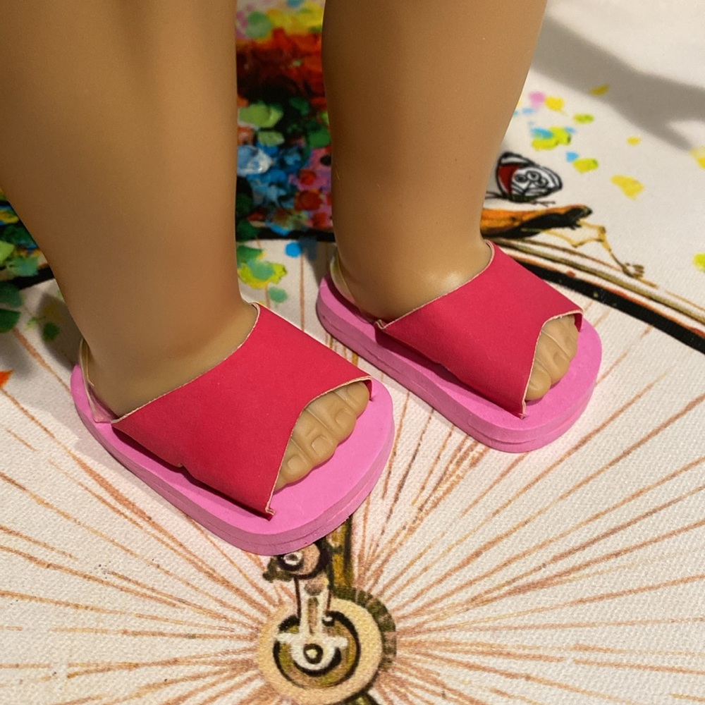 Emily Rose 18” Doll Sandals.